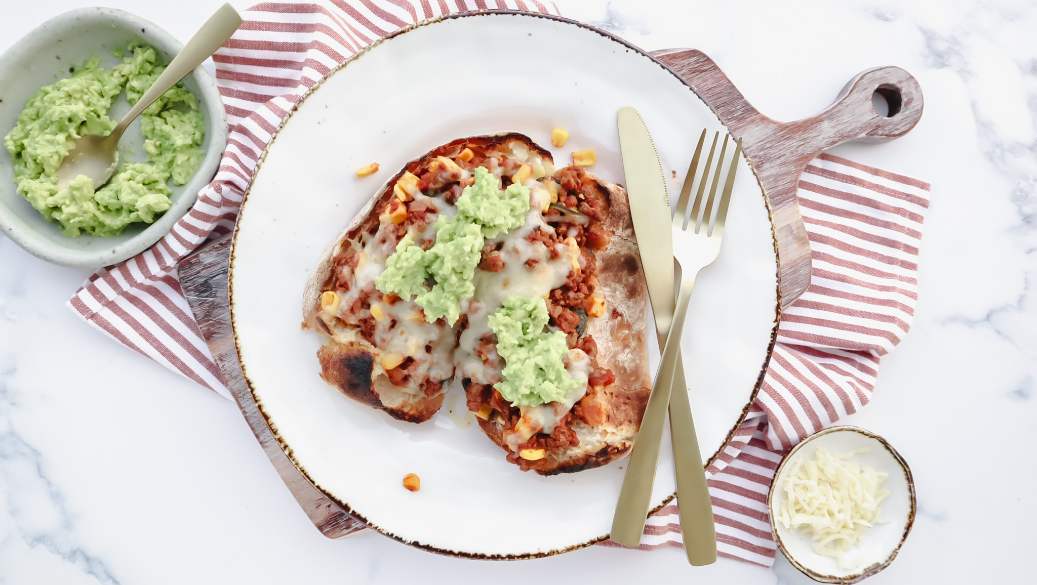 Beef sloppy joes on ciabatta with cheese & guacamole recipe
