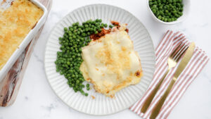 Beef lasagna with crispy crumb & cheese crust recipe
