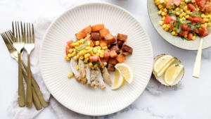 Healthy easy family friendly meal planning with shopping list