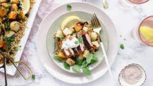 Healthy easy family friendly meal planning with shopping list